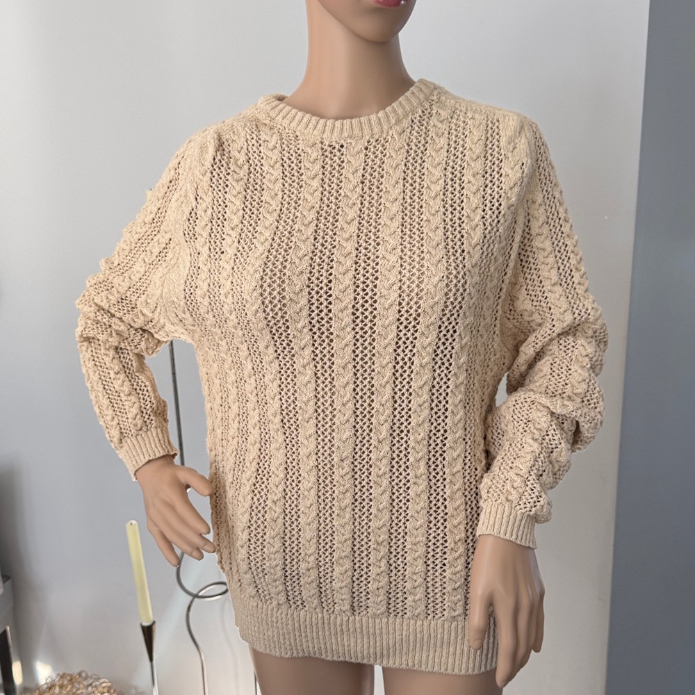 NWOT Zara Cable Knit Sweater